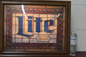 lot 18 image: Miller Lite Light up sign