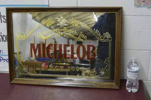 lot 33 image: Michelob Beer Mirror