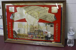 lot 34 image: Budweiser Mirror