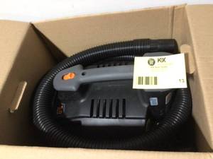 RIDGID 4 Gal. Wet Dry Vacuum has a 5.0 peak horsepower motor  open box customer return see pictures