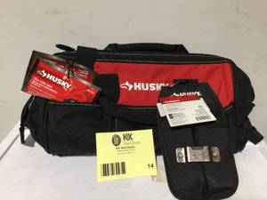 Lot of Husky Tool Bag and pouch not used see pictures