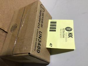 Ryobi 5HR 40V Lithium-Ion 5.0 Ah High Capacity Battery not used see pictures