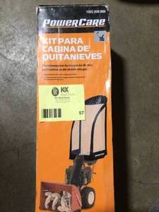 Powercare Snow Thrower Cab not used