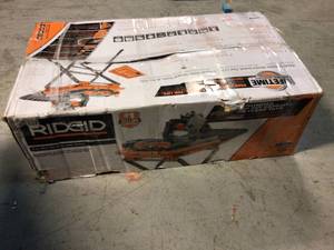 Ridgid 12 Amp Corded 8 in. Tile Saw with Extended Rip open box customer return see pictures