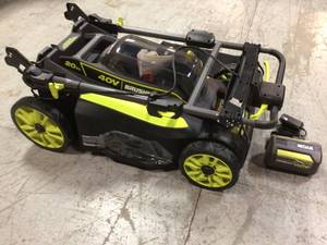 Ryobi  40V Brushless 20 in. Cordless Walk Behind Self-Propelled Lawn Mower open box customer return