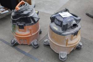 lot 563 image: Lot of (2) Ridgid Shop Vacuums - 14-Gallon, 16-Gallon