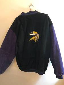 lot 17 image: Viking Pro Player Black  Purple Suede Jacket