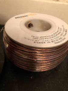 lot 81 image: Wire, New Speaker Wire, Cutters & Tape