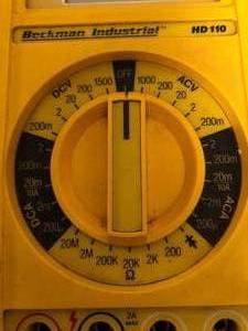 lot 104 image: Digital Multimeter & Soldering Tools.