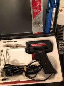 lot 92 image: Lot of Soldering Tools & Hot Air Gun