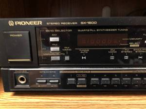 lot 113 image: Pioneer Receiver SX 1600