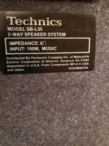 lot 116 image: Pair of Technics Speakers