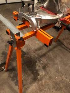 lot 137 image: Craftsman Laser Compound Miter Saw with Stand