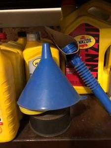 lot 141 image: Oil, Oil Cans and Funnels