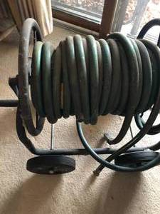 lot 170 image: Portable Hose Caddy & Hose