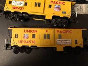 lot 177 image: Union Pacific 2047 Engine and cars