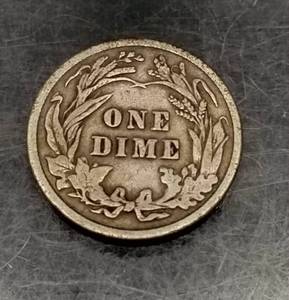 lot 06 image: 1906 BARBER DIME FULL LIBERTY