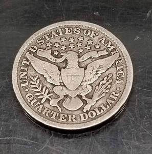 lot 07 image: 1898 US BARBER QUARTER