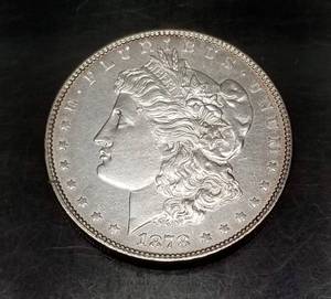 lot 09 image: 1878 7TF Rev of 78 US MORGAN SILVER DOLLAR UNC