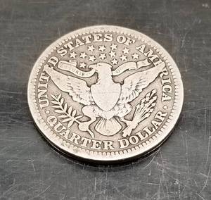 lot 17 image: 1902 US BARBER QUARTER