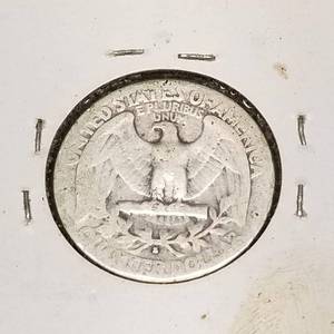 lot 38 image: 1935-S WASHINGTON SILVER QUARTER
