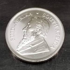 lot 58 image: 2021 KRUGERRAND 1 TROY OZ .999 FINE SILVER