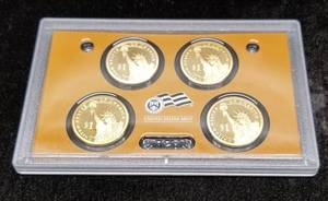 lot 27-A image: 2007 PROOF PRESIDENTIAL DOLLAR SET IN ORIGINAL PACKAGING