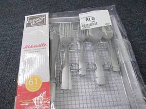 Gibson Home Abbeville 61-Pc. Stainl...