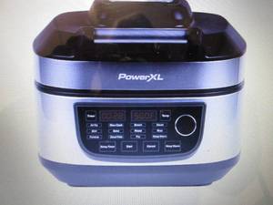 PowerXL Grill Air Fry Combo open bo...