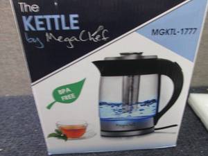 MegaChef 1.8-Liter Glass and Stainl...