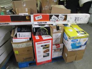 Pallet of Items with Issues for Rep...