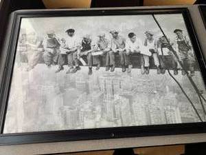 lot 20 image: Ironworker Artwork 27 x 39