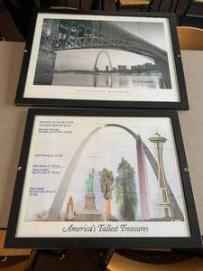 lot 33 image: Lot of Two Framed Artwork