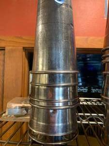 lot 47 image: Lot of 6 Stainless Steel Malt Cups