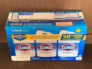 lot 127 image: 3 Pack Clorox Bleach