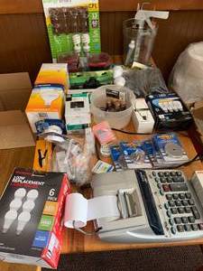 lot 162 image: Office  Hardware Lot (Contents On Table)