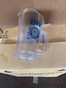 lot 166 image: Lot of 12 New Miller Lite Pitchers
