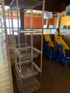 lot 199 image: Seville Stainless Rack 17 X 17 X 73 Tall