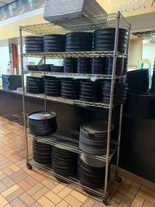 lot 201 image: Seville Stainless Wrap (Contents Not Included) 46 X 18 X 76 Tall
