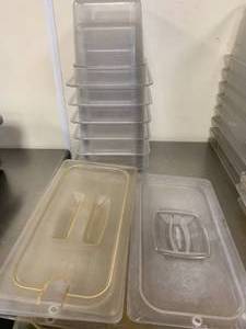 lot 319 image: Lot of (8) 13 Pans with Lids