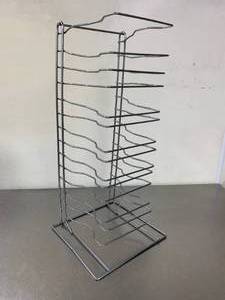 lot 332 image: Stainless Pizza Rack Holder