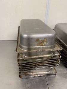 lot 333 image: Lot of (10) 13 Pans with Lids