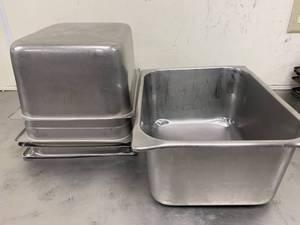lot 356 image: Lot of (5) Deep 12  Pans (conditions vary)