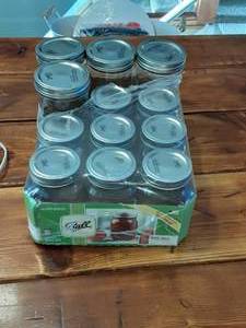 lot 6 image: Assorted Ball Canning Jars