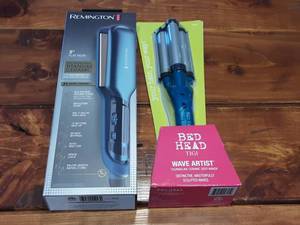 lot 26 image: New In Box Remington Flat Iron & Bed Head Wave Artist