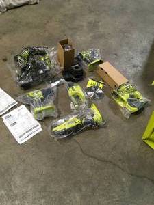 Ryobi 18-Volt ONE Lithium-ion Brushless Cordless 6-Tool Combo Kit with (2) 2.0 Ah Batteries, Charger, and Bag see pictures