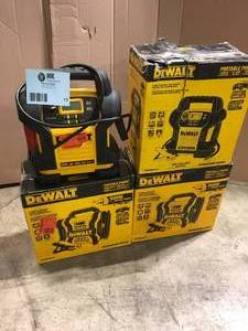 Lot of Assorted Dewalt Portable Power Stations various models and conditions Customer Returns See Pictures