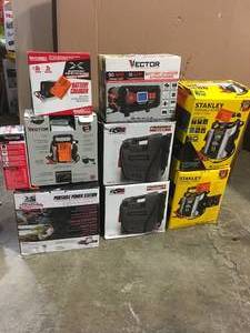 Lot of assorted power stations various brands models and conditions customer returns see pictures