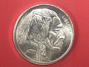 lot 5 image: (1) Sunshine BUFFALO SILVER ROUND