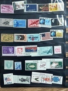 lot 27 image: (60) Different Mint U.S. Postage Stamps